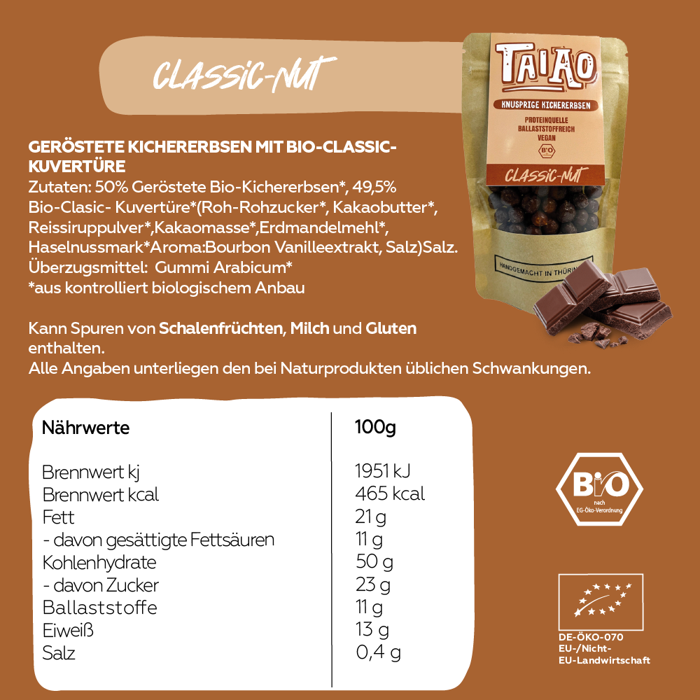 Knusprige Kichererbsen - 10er Pack Classic-Nut